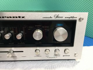 Marantz 1070 Vintage Console Stereo Amplifier in GREAT shape 11