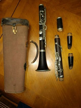 Vintage Buffet Crampon Paris W H Cundy Boston Made In France L P A Clarinet