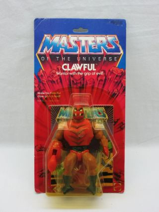 Motu,  Vintage,  Clawful,  Masters Of The Universe,  Moc,  Figure,  He - Man