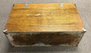 Vintage H Gerstner & Sons Model 052 Wood Machinist Tool Box / Chest / 11 Drawers 2
