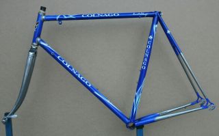 Vintage Colnago Master Columbus Gilco steel Campagnolo frame frameset 57cm 9