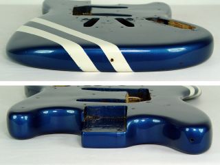 1969 Fender Mustang Body Blue Competition Stripe 1968 1970 Vintage American 4