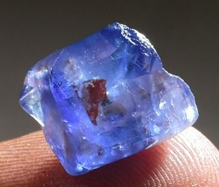Natural Sri - Lanka Kataragama Blue Sapphire 9.  60ct,  Rare Rough Stone.