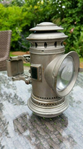 Rare Vintage/Veteran Manhattan Brass Co.  York.  bicycle oil lamp 2