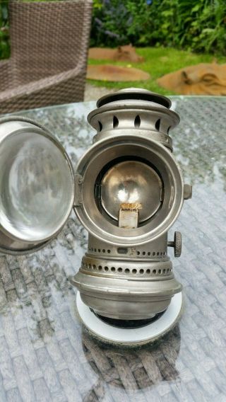 Rare Vintage/Veteran Manhattan Brass Co.  York.  bicycle oil lamp 3