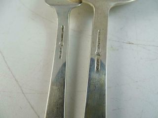 Vintage Sterling Silver International Continental Tomato Spoon Pate Knife Set x2 4