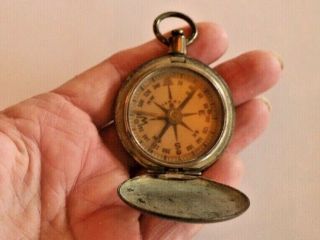 S&W,  NY Vintage WW II Military Brass Compass (Owned by a POW) 2