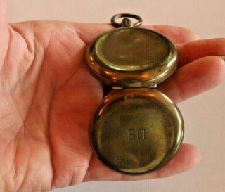 S&W,  NY Vintage WW II Military Brass Compass (Owned by a POW) 3