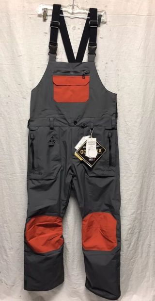 Volcom Rain Gtx Snowboard Bib Overall Pant 2019 Medium M Vintage Black $370