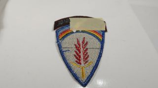 US Army POST WWII Patch US Army in Europe with 7th Engineer Brigade Tab Rocker 2