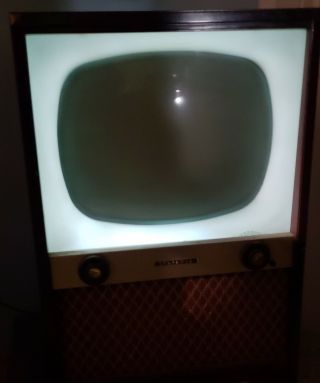 50 ' s HaloLight Sylvania TV Television Model 621M Mid Century Vintage Electronics 3