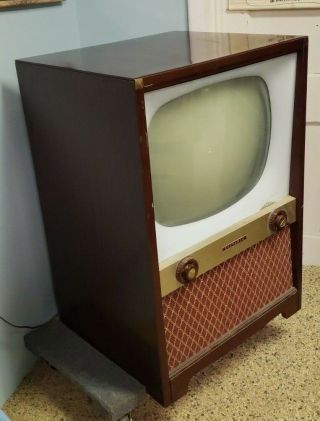 50 ' s HaloLight Sylvania TV Television Model 621M Mid Century Vintage Electronics 5