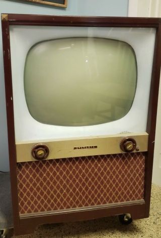 50 ' s HaloLight Sylvania TV Television Model 621M Mid Century Vintage Electronics 6