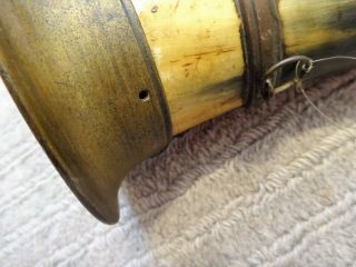 Vintage Decorated Bovine Horn 5