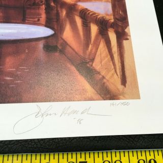 RARE John Hench ' TIKI LOUNGEl ' Signed Numbered Print 141/150 Disney Disneyland 2