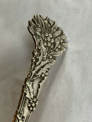 TIFFANY & CO.  HOLLY PATTERN FORK 6.  25 