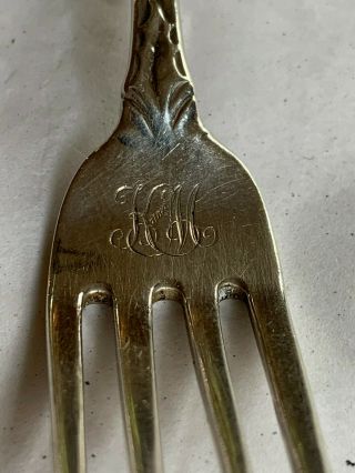 TIFFANY & CO.  HOLLY PATTERN FORK 6.  25 