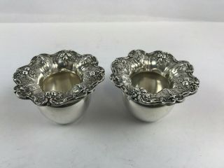 Set Of 2 Reed & Barton Francis I 1st Sterling Silver 925 Toothpick Holder,  X57