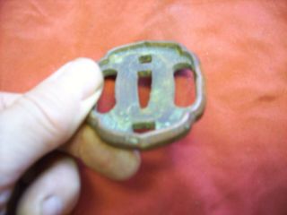 WW2 Japanese NCO sword dagger knife tsuba parts 7