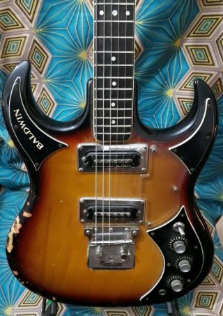 Vintage 1966 Baldwin Baby Bison Electric Guitar Great Player Grab A Bargain \\