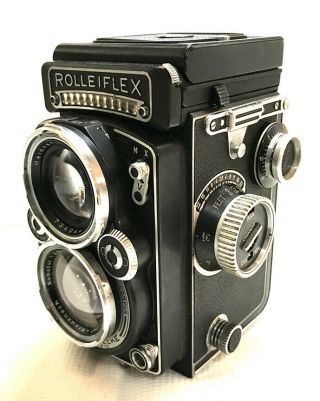 Rollei Rolleiflex TLR 2.  8E with Schneider - Kreuznach Xenotar Lens Vintage Camera 5
