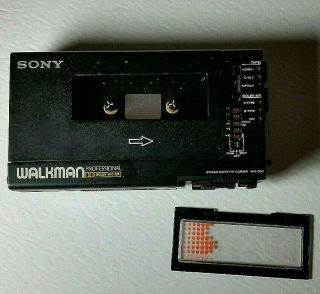 Old Vtg Sony Walkman Professional Stereo Cassette Recorder Player Wm - D6c