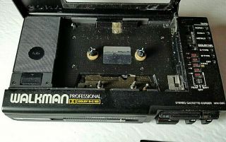 old vtg Sony Walkman Professional Stereo cassette recorder Player WM - D6C 3