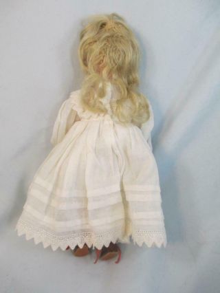 Antique German Bisque Kestner Doll Mold 174 with Hairline Wig 4