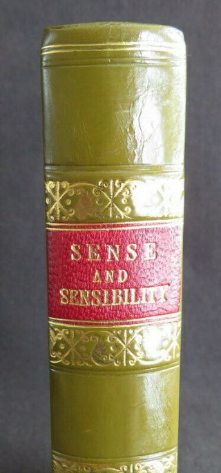 Rare Early Jane Austen 1833 Sense & Sensibility 1st Bentley Single Volume Ed