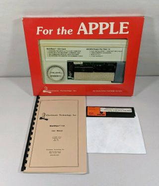 Apple Ii Multiram Iiex Card Upgrade To 16 Bit Computer Expander Vintage Graphics