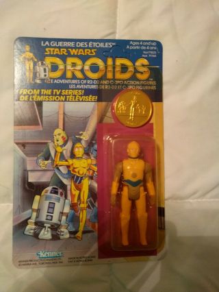 Vintage Kenner 1985 Star Wars Droids Cartoon C - 3po Moc Unpunched Afa Ready (look
