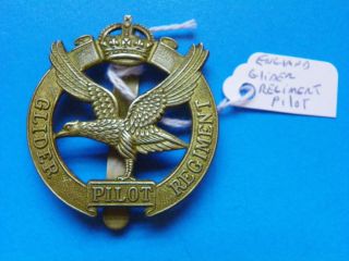 Wwii England Glider Pilot Regiment Hat Badge
