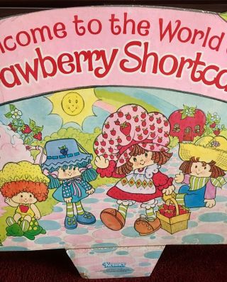 Vintage Strawberry Shortcake Dolls Store Display 1980 Kenner Sign SSC HUGE 33x24 10
