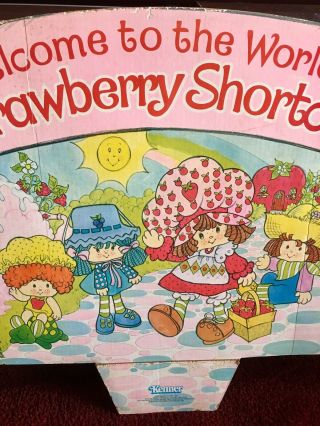 Vintage Strawberry Shortcake Dolls Store Display 1980 Kenner Sign SSC HUGE 33x24 5