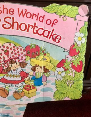Vintage Strawberry Shortcake Dolls Store Display 1980 Kenner Sign SSC HUGE 33x24 6
