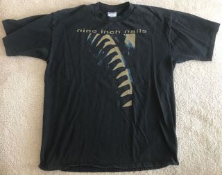 Vtg Nine Inch Nails T - Shirt 1994 90s Nin Now I 