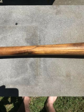 Antique AJ Reach Model R4 Number 7/0 Big Burley Decal Baseball Bat Very Rare 9