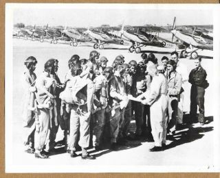 1942 Iaf Indian Air Force Cadets Training Flight 7x9 Press Photo