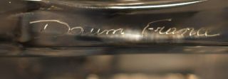 RARE LARGE 1ST EDITION DAUM FRANCE CUT CRYSTAL COUPE RIVIERA SPORTS CAR - SIGNED 9