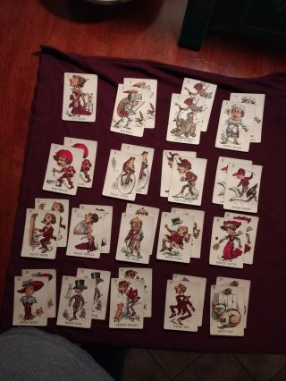 Antique Set Of Old Maid Card Game Cards Complete?