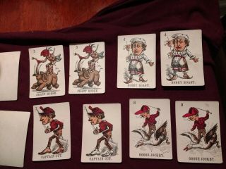 Antique Set of Old Maid Card Game Cards Complete? 4