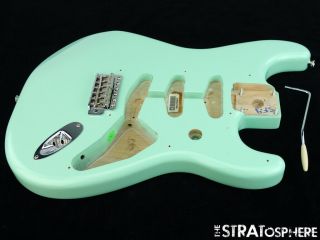 Vintage 50s Ri Fender Strat Body & Hardware Guitar Stratocaster Surf Green