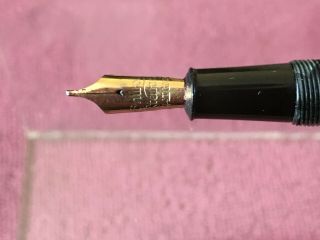 VINTAGE CONWAY STEWART FOUNTAIN PEN 14CT GOLD 5N NO 388 - RESTORED 4