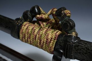 Japan Antique edo long TACHI 景光 sword koshirae tsuba yoroi samurai katana Busho 9