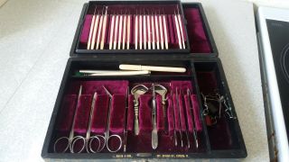 Vintage Optometrist / Doctors/ Surgeons Medical Instrument Case - Weiss