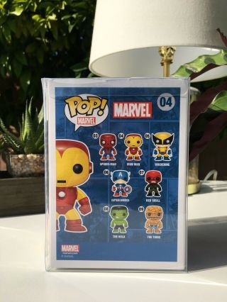 Autographed Iron Man 04 Funko Pop Signed by Stan Lee (Rare) 3