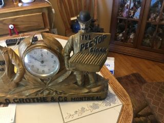 Antique Advertising Cigar Clock 4