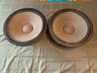 RARE JBL LE - 15B ALNICO WOOFERS SPEAKERS MATCHED PAIR out of L200 2