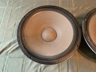 RARE JBL LE - 15B ALNICO WOOFERS SPEAKERS MATCHED PAIR out of L200 3