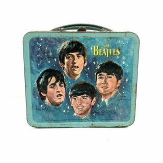 Vintage 1965 Beatles Lunchbox Aladdin Industries No Thermos